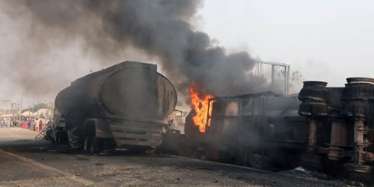 Fuel tanker truck blast kills at least 70 in Nigeria