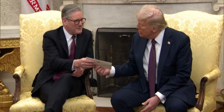 What did King Charles say in his letter to Donald Trump?