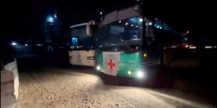 Four bodies transferred to Red Cross by Hamas, Israeli security official says