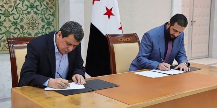 Kurdish-led Syrian Democratic Forces to merge with Syrian state institutions in landmark deal