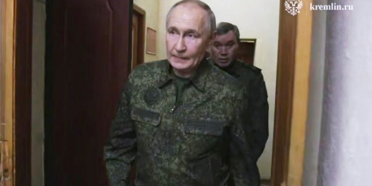 Putin makes surprise visit to Kursk as Trump says peace is ‘up to Russia now’