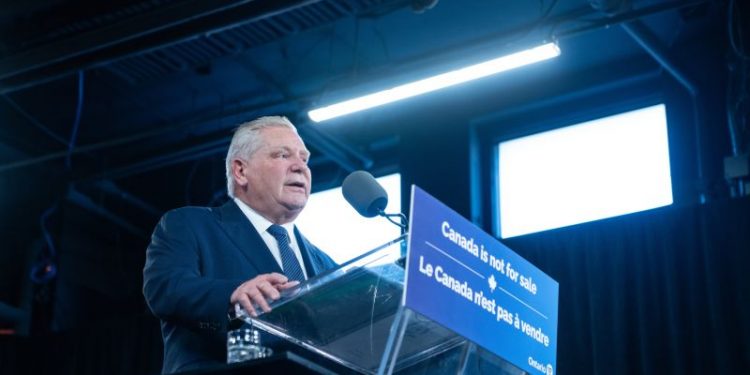 Doug Ford, the Canadian politician loudly contesting Trump’s ‘America First’ trade policy