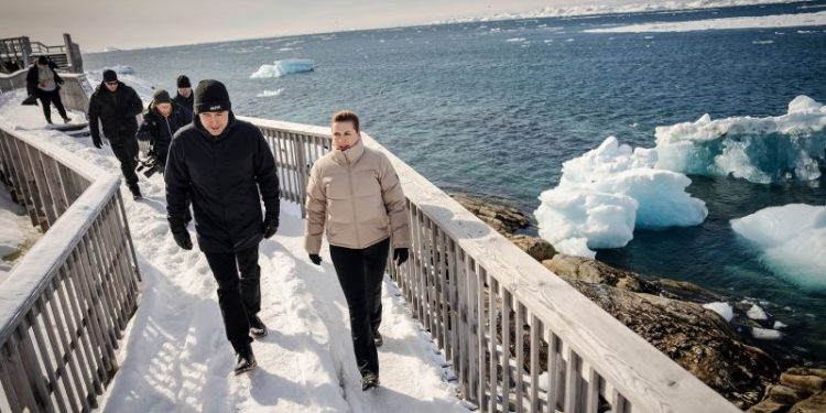 Danish prime minister visits Greenland as Trump seeks control of the Arctic territory