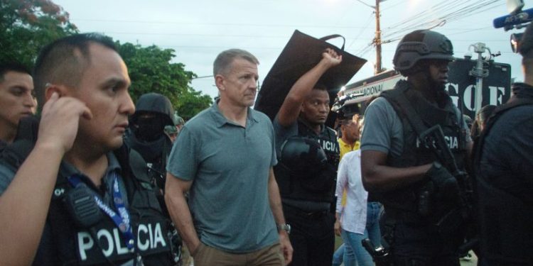 Blackwater founder Erik Prince joins security operation in Ecuador