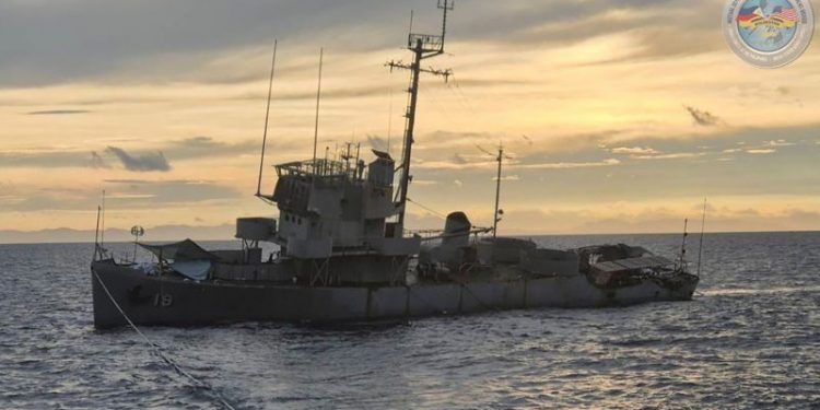 World War II-era target ship prematurely sinks before US and Philippine forces can use in drills