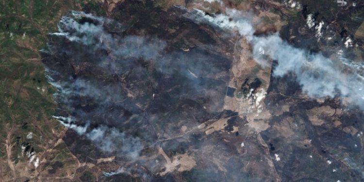 Severe wildfires in Russia’s Siberia region rage through 600,000 hectares of forest