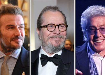 David Beckham, Gary Oldman and Roger Daltrey knighted in King’s Birthday Honours